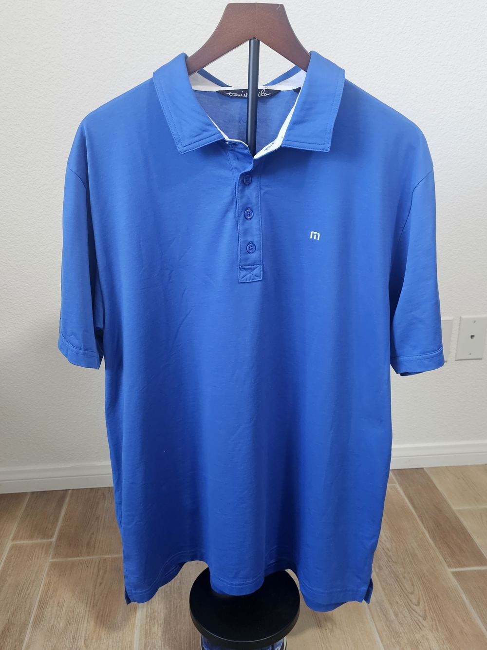 TravisMathew Men's Royal Blue Golf Polo Size XL Short Sleeve